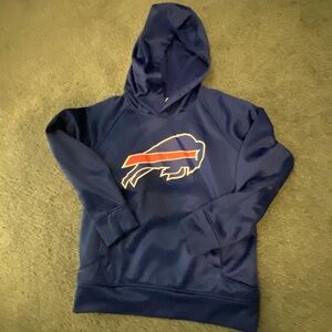 NFL Blue Kids Buffalo Bills Hoodie with Red and White Logo